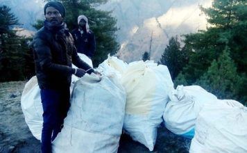 Proper arrangements for garbage disposal and modern lavatories in hills-CM