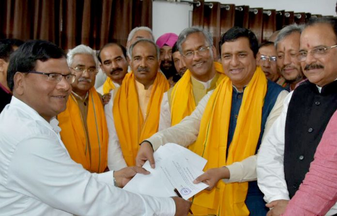 anil balini filed nomination for rajya sabha