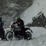 bikes, riding, ride, snowstorm