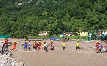 NDRF rescue and relief work in Uttarakhand