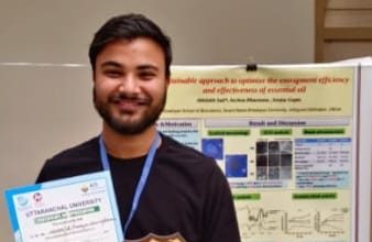 Abhilekh Sati: SRHU scholar bags first spot at “ICAMTHEC – 2022”