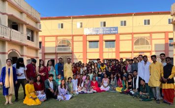 Swami Rama Himalayan University abuzz with sounds and colours of Dandiya Dhamaal