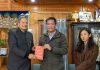 Sanjeev Chopra discusses development policy with CM Pema Khandu
