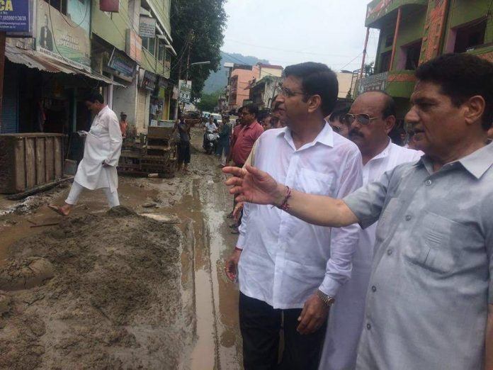 pritam singh visits calamity affected areas