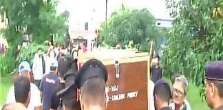 martyrs body reaches hometown