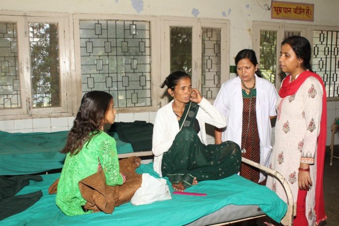 Dm almora inspection in hospital