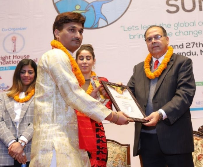 Dr Harish Rawat got international award