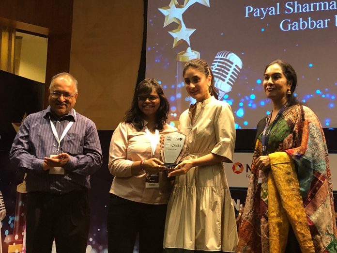 RJ payal of Red FM dehradun awarded by UNICEF India