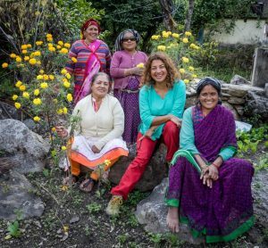 Poonam Rawat Hahne with her mother Tulsi Rawat