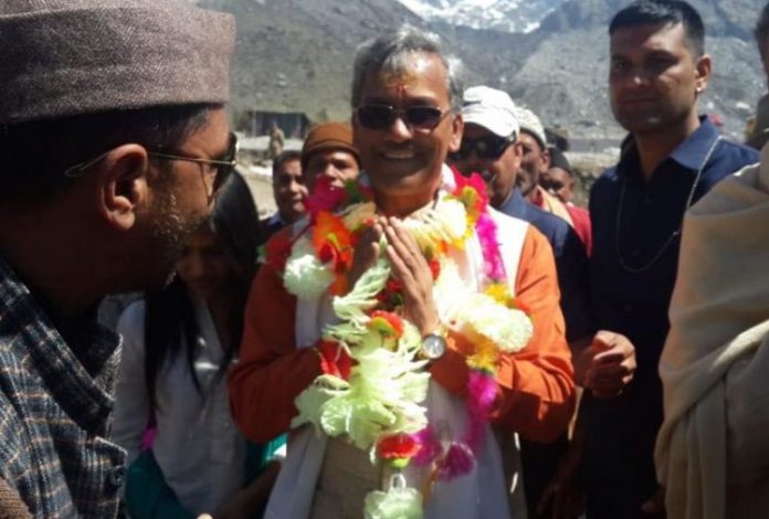 Trivendra Singh rawat departed for new delhi for meeting